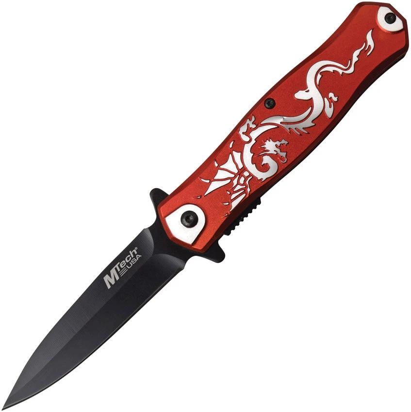 MTech Dragon Linerlock A/O Red MT-A991DRD by MTech