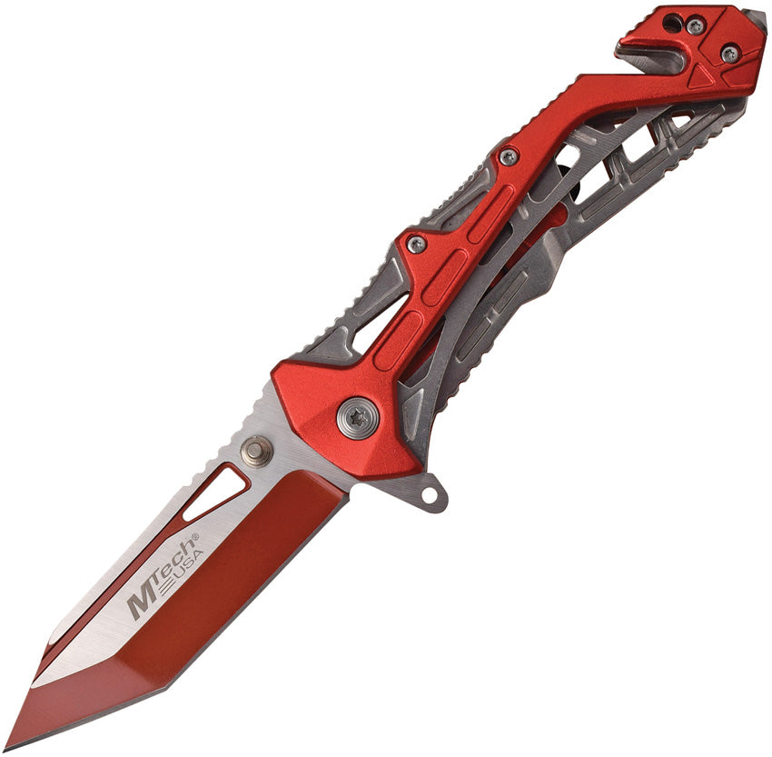 MTech Linerlock A/O Red MT-A997BRD