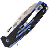 MTech Button Lock Folding Knife EDC Outdoor Enthusiasts Rugged G10 Handle Satin Blade by MTech