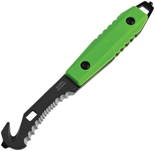 Mtech Fixed Blade Guthook Green MT-FIX008GN by Mtech