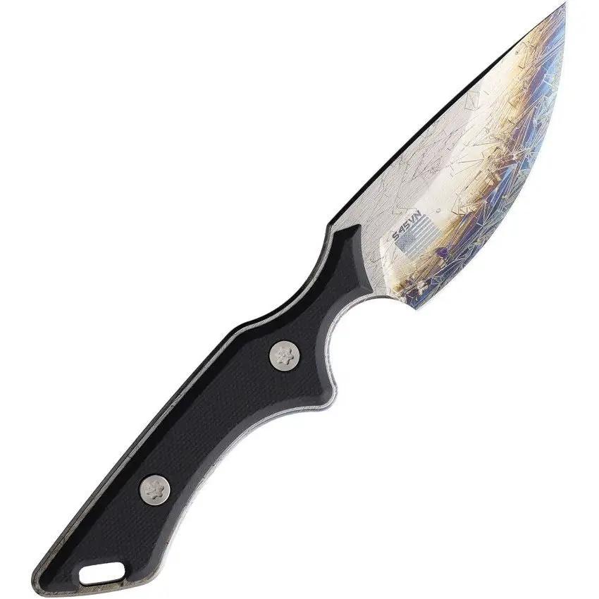 Mike Taylor Knives Skalpel Fixed Blade Crystalize SKLPI-BLKG10-CRSTL by Mike Taylor Knives