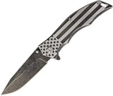 MTech Xtreme Eagle Linerlock Knife - Assisted Opening, 5in Closed, 3.75in Blade, Eagle Artwork, American Flag Handle by MTech Xtreme