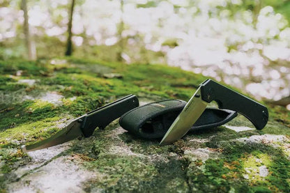 Muddy Field Master Set MUD-FM1001-Z - Dual Linerlock Knives With Guthook And Drop Point Blades by Muddy