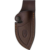 Muela Raccoon 8A Fixed Blade Knife Satin Guthook 3 Inch Blade Stag Bone Handle Leather Sheath For Outdoor Hunters by Muela