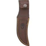 Muela Skinner DP-10M Hunting Knife - Upswept 3.875 Inch Blade With Pakkawood Handle And Brass Guard by Muela