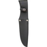 Muela Fixed Blade Knife Small Hunter 43459 Sawback 420A Stainless Kraton Handle Belt Sheath by Muela
