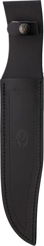 Muela Bowie Knife 95-221 13.5 In Overall 8.5 In Satin Blade Rubber Grip Aluminum Guard Belt Sheath Included Outdoorsmen by Muela