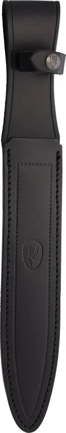 Muela Scorpion Fixed Blade Knife 10in Black Coated Spear Point - Rugged Outdoor Utility Knife for Hunters by Muela