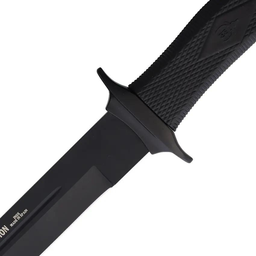 Muela Scorpion Fixed Blade Knife 10in Black Coated Spear Point - Rugged Outdoor Utility Knife for Hunters by Muela