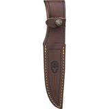 Muela GRED-12A Durable Fixed Blade Knife For Outdoorsmen 9in 4.75in 440A Blade Stag Handle Brass Guard Leather Sheath by Muela