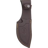 Muela Grizzly 12R Fixed Blade Knife Guthook For Hunters 9 1/8in 4 5/8in 440A Cocobolo Handle Leather Belt Sheath by Muela