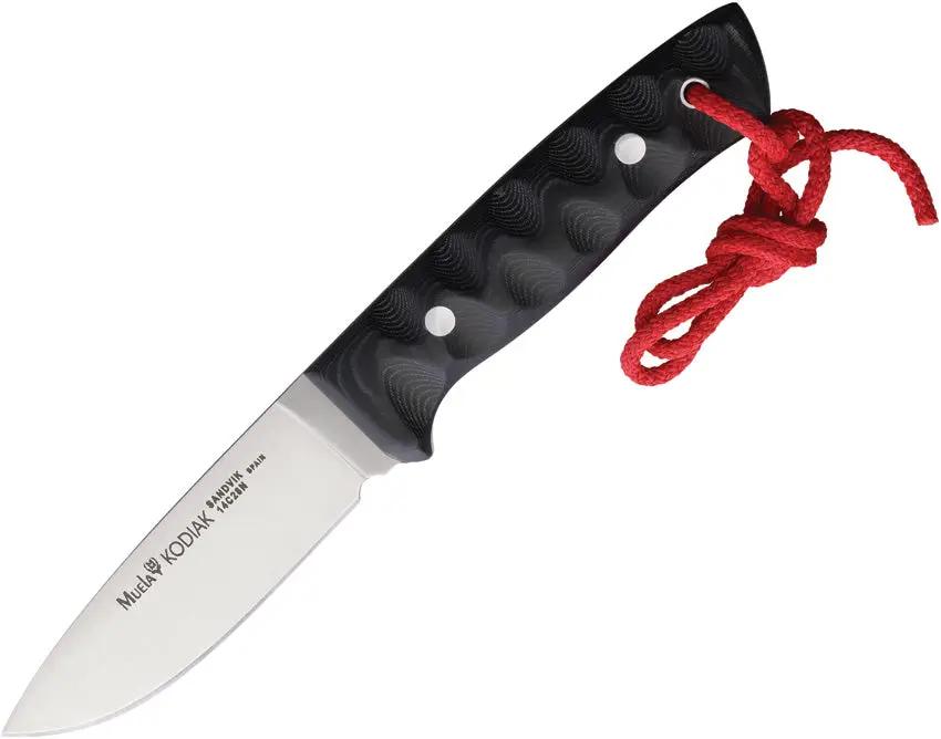 Muela Kodiak Premium Fixed Blade Knife With Satin 14C28N Blade Full Tang Micarta Handle For Outdoorsmen by Muela