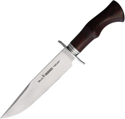 Muela Cherokee Bowie Knife Premium Satin Vanadium Molybdenum Blade For Outdoor Enthusiasts by Muela