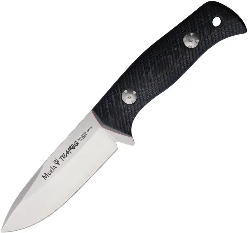 Muela Tuareg Fixed Blade Knife With Durable Micarta Handle 4 Inch Satin 14C28N Blade Full Tang For Outdoor Enthusiasts by Muela
