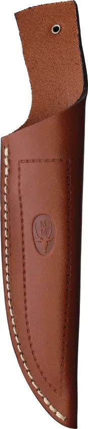 Muela Springer Fixed Blade Knife - 9 Inch Satin Nitro-42 Steel Full Tang With Brown Wood Handle by Muela