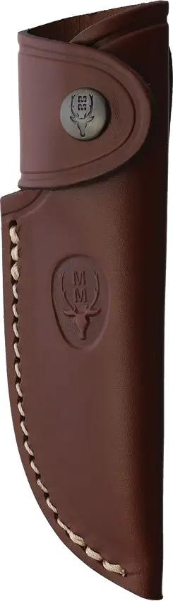 Muela ATB-9R Fixed Blade Knife - Full Tang 3.25in Stonewashed Stainless Blade For Outdoors by Muela