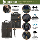 Maxpedition Platy Pocket Organizer 4x6 Grn 0235F by Maxpedition