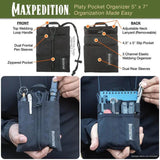 Maxpedition Platy Pocket Organizer 5x7 DT 0236DT - Zippered Main Compartment With Dual Frontal Pen Sleeves by Maxpedition
