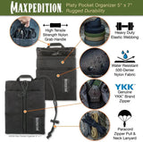 Maxpedition Platy Pocket Organizer 5x7 Grn 0236F - Flat Design Fits Into Pockets by Maxpedition