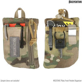Maxpedition Platy Front Pocket Organizer 0237MC - Flat Front Pocket Organizer With YKK Zipper Concealable Key Ring by Maxpedition