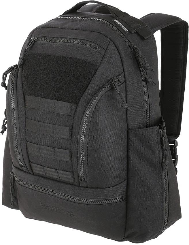 Maxpedition Lassen Backpack Black - 29L Tactical Daypack With CCW Compartment And Durable Zippers