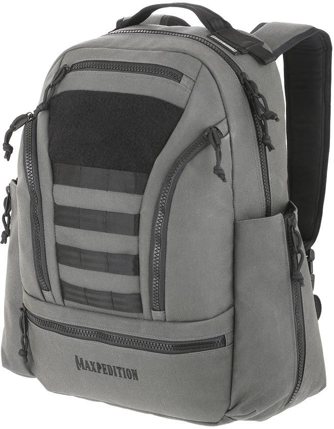 Maxpedition Lassen Backpack Wolf Gray - 29L Tactical Daypack With Dual Side CCW Compartments