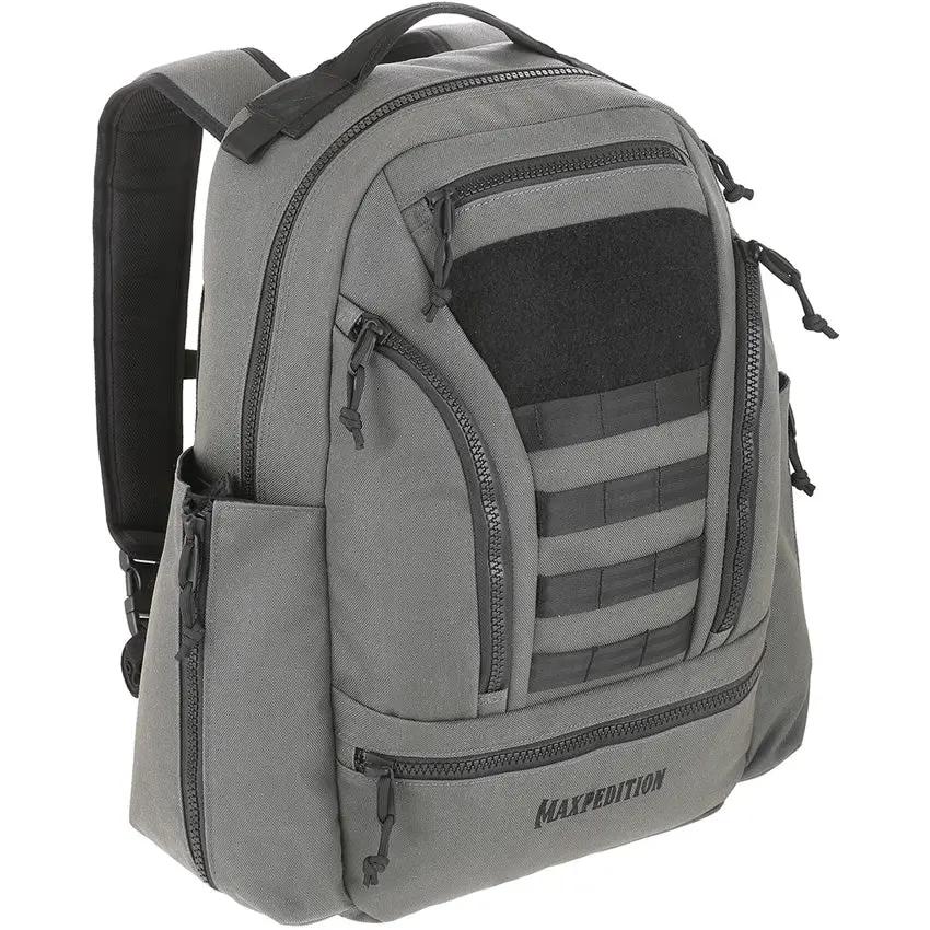 Maxpedition Lassen Backpack Wolf Gray - 29L Tactical Daypack With Dual Side CCW Compartments by Maxpedition