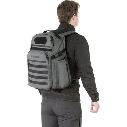 Maxpedition Havyk-1 Backpack Wolf Gray 2121W - Expandable Bottle Holders with Bungee Retention and CCW Compartment by Maxpedition