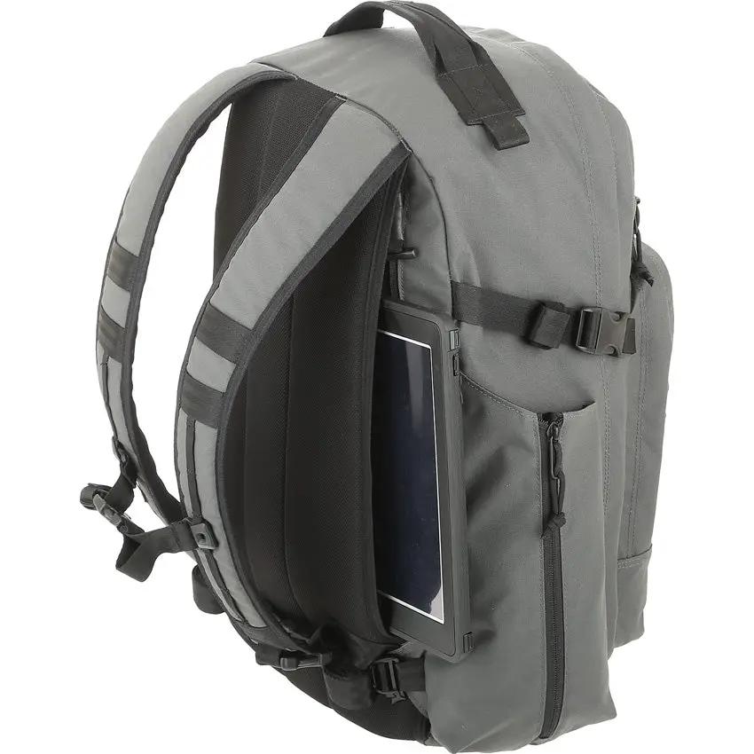 Maxpedition Havyk-1 Backpack Wolf Gray 2121W - Expandable Bottle Holders with Bungee Retention and CCW Compartment by Maxpedition
