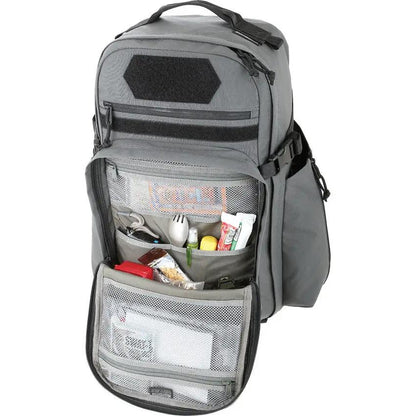 Maxpedition Havyk-1 Backpack Wolf Gray 2121W - Expandable Bottle Holders with Bungee Retention and CCW Compartment by Maxpedition