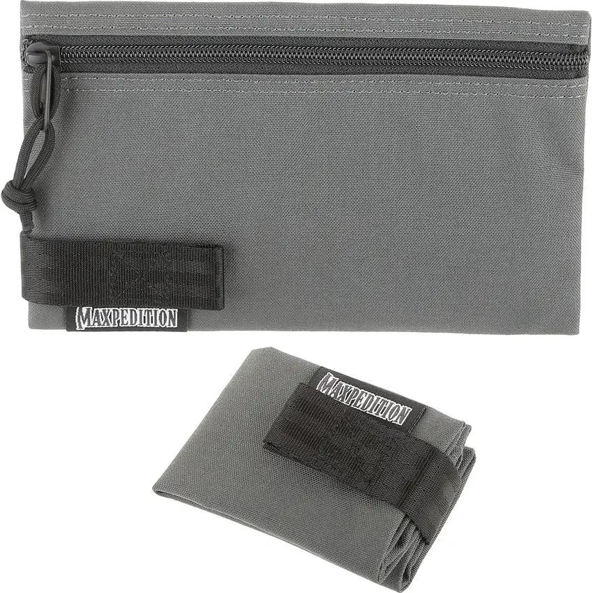 Maxpedition Two-Fold Pouch Wolf Gray 2128W - Compact Foldable Utility Pouch For Everyday Carry by Maxpedition