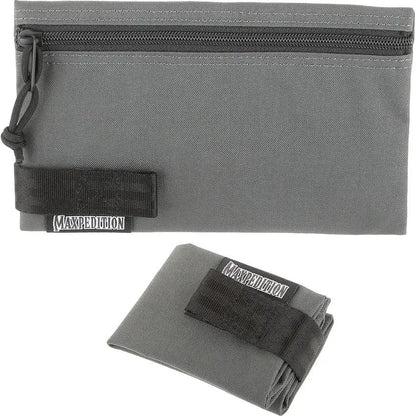 Maxpedition Two-Fold Pouch Wolf Gray 2128W - Compact Foldable Utility Pouch For Everyday Carry by Maxpedition