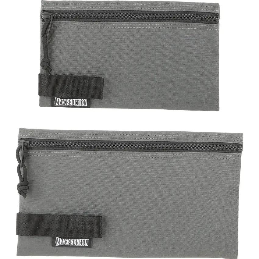 Maxpedition Two-Fold Pouch Wolf Gray 6x10 - Folds to Compact Size for Easy Storage, 1.48L Capacity by Maxpedition