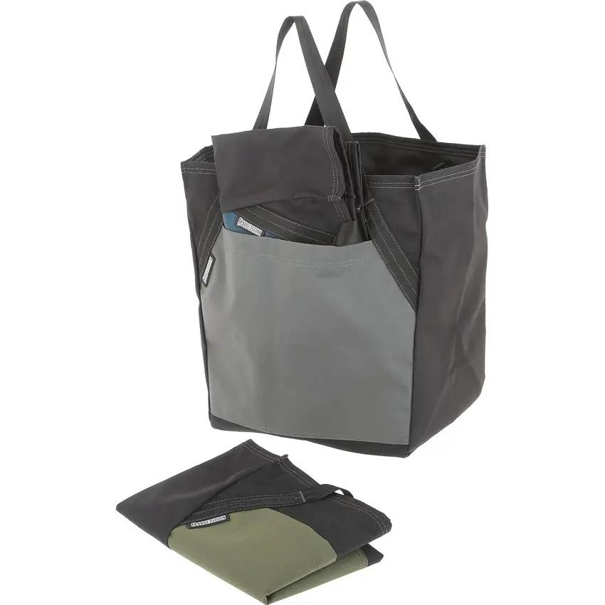 Maxpedition Trifecta 3-In-1 Tote Set 2131M - 21L Capacity Three Totes In Wolf Gray, OD Green And Dark Blue by Maxpedition