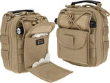 Maxpedition FR-1 Medical Pouch Khaki - Adjustable Interior With Layered Pockets And Elastic Loops by Maxpedition