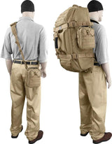Maxpedition FR-1 Medical Pouch Khaki - Adjustable Interior With Layered Pockets And Elastic Loops by Maxpedition