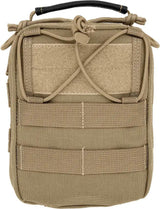 Maxpedition FR-1 Medical Pouch Khaki - Adjustable Interior With Layered Pockets And Elastic Loops by Maxpedition
