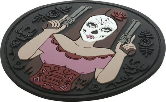 Maxpedition Adelita Patch Full Color ADELC - 3 Inch Diameter PVC Rubber Patch With Sew-On Backer by Maxpedition