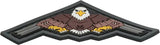 Maxpedition B2 Bomber Eagle Patch Color B2EAC - Full Color PVC Patch With Sew-On Backing And Hook Back Protection by Maxpedition