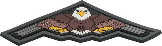Maxpedition B2 Bomber Eagle Patch Color B2EAC - Full Color PVC Patch With Sew-On Backing And Hook Back Protection by Maxpedition