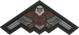Maxpedition B2 Bomber Eagle Patch Tact B2EAS - PVC Rubber Construction With Loop Field For Sewing