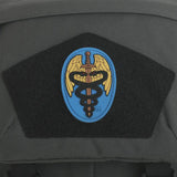 Maxpedition Sword Caduceus Patch CADFC Full Color PVC Rubber Patch With Sew On Backing by Maxpedition