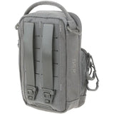 Maxpedition DEP Daily Essentials Pouch Gray - Water Resistant Zippered Organizer With Patch Field And D-Rings by Maxpedition