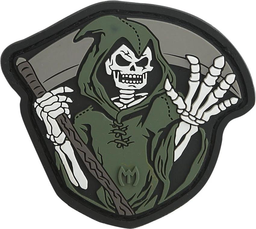 Maxpedition Death Cometh Patch DETHA - Tactical PVC Rubber Construction With Loop Field For Sewing On