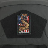 Maxpedition This We'll Defend Patch Color DFNDC - Full Color PVC Rubber Construction With Sew On Back by Maxpedition