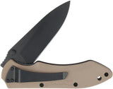 Maxpedition Ferox Linerlock - Folding Knife With 5Cr13 Stainless Blade And Textured Khaki Nylon Handle by Maxpedition