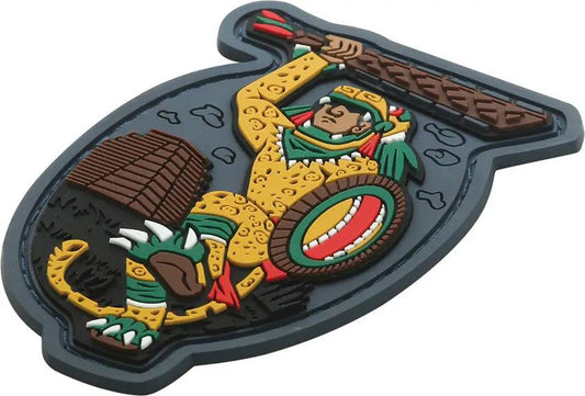 Maxpedition Jaguar Warrior Patch - Full Color PVC Rubber With Sew-On Backing For Clothing by Maxpedition