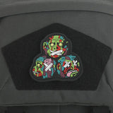 Maxpedition 3 Wise Monkeys Patch Color MONOC - Full Color PVC Rubber Patch With Sew-On Loop by Maxpedition