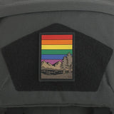Maxpedition Outdoor Pride Patch - Full Color PVC Rubber Construction With Sew-On Back And Loop Field by Maxpedition