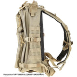 Maxpedition Falcon-III Backpack Khaki - Water Resistant 28L Tactical Pack With YKK Zippers And Padded Comfort Back by Maxpedition